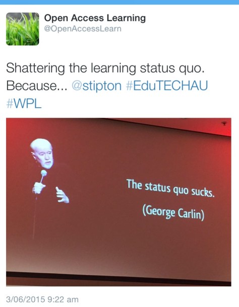 Learning Status Quo